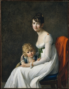 Madame Philippe Panon Desbassayns de Richemont (Jeanne Eglé Mourgue, 1778–1855) and Her Son, Eugène (1800–1859) by Marie-Guillemine Benoist