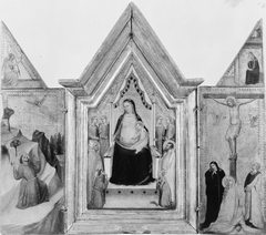 Madonna and Child Enthroned with Saints by Anonymous