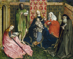 Madonna and Child with Saints in the Enclosed Garden by Anonymous