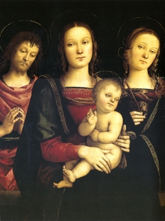 Madonna and Child with St. John the Baptist and St. Catherine of Alexandria by Pietro Perugino