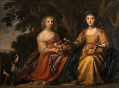 Maria Magdalena and Carlotta Elisabetha von Nassau-Siegen by Willem van Honthorst