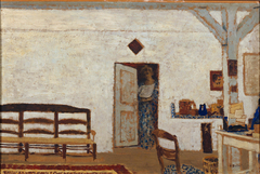 Marthe dans la salle à manger au Cannet by Pierre Bonnard