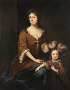 Mary Liddell, Mrs Myddelton (d.1741) and her Son Richard (1726-1795) by attributed to Pieter Tillemans