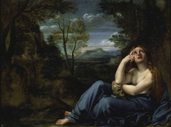 Mary Magdalene in a landscape by Annibale Carracci
