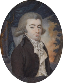 Miniature of Prince Andrei Petrovich Obolensky (1769-1852). by Peter Edward Stroehling
