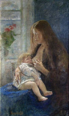Mother and Child by Hans Heyerdahl