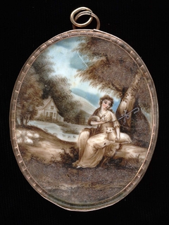 Mourning Miniature for E. W. by Anonymous