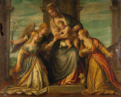 Mystic Marriage of St. Catherine by Anonymous