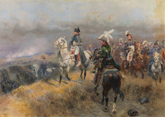 Napoleon and Troops by Édouard Detaille