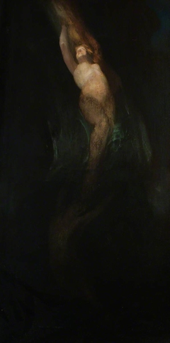 Nude Figure by Edgar Herbert Thomas