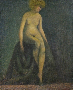 Nude with Blonde Hair