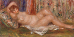 Nude Woman Reclining (Femme nue couchée sur le dos) by Auguste Renoir