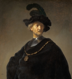 Old Man with a Gold Chain by Rembrandt