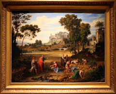paesaggio con ruth e boaz by Joseph Anton Koch