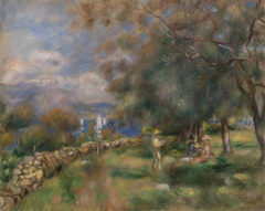 Peninsula of Saint-Jean (Presqu'île de Saint-Jean) by Auguste Renoir