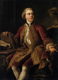 Portrait de M. Abel-François Poisson de Vandières, marquis de Marigny, directeur Général des Bâtiments du Roi (1727-1781) by François de Troy