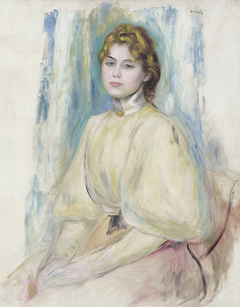 Portrait de Mademoiselle Yvonne Lerolle by Auguste Renoir