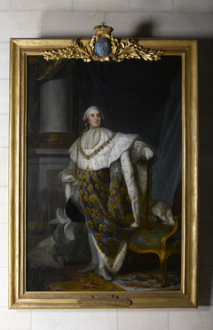 portrait en pied de Louis XVI en costume de sacre by François van Loo