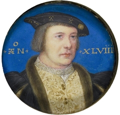 Portrait miniature of a gentleman, possibly Charles Brandon, Duke of Suffolk by Lucas Horenbout