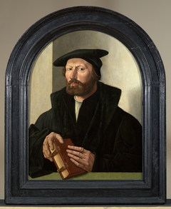 Portrait of a man, probably Petrus Nannius (1500-1557) by Cornelis Buys