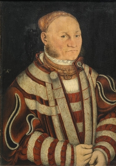 Portrait of a man with red whiskers by Lucas Cranach the Elder