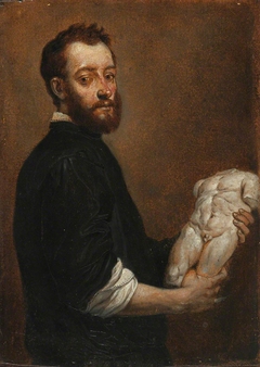Portrait of a Sculptor (Allesandro Vittoria) (after Giovanni Battista Moroni) by David Teniers the Younger