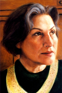 Portrait of a woman by Laura van den Hengel