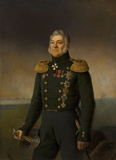 Portrait of Admiral Login Heiden by Georg von Bothmann