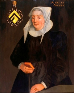 Portrait of Aletta de Veno by Hans Hansz de Clercq
