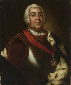 Portrait of Augustus III the Saxon, King of Poland by Christian Benjamin Müller