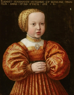 Portrait of Elizabeth of Austria (1526–1545) by Jakob Seisenegger