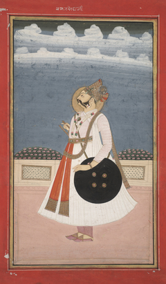 Portrait of Maharaja Bakhat Singh of Nagaur by anonymous painter