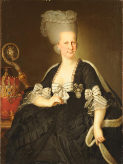 Portrait of Maria Elisabeth von Österreich (1743-1808), Abbess of the Damenstift of Innsbruck by Johann Baptist von Lampi the Elder