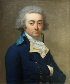 Portrait of Marie-Jean Hérault de Séchelles by Jean-Louis Laneuville