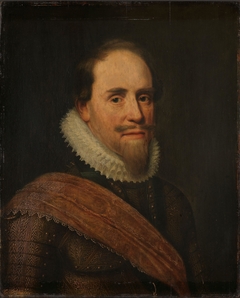 Portrait of Moritz of Oranien by hollandsk Ukjent kunstner