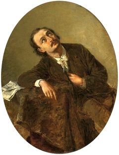 Portrait of musician Michał Hertz.