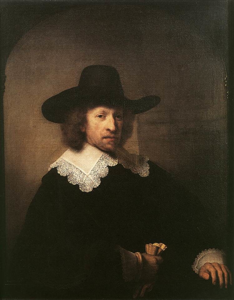 Portrait of Nicolas van Bambeeck in a Picture Frame