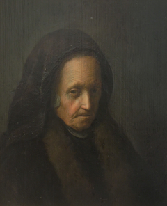 Portrait of Rembrandt's Mother by Gerrit Dou