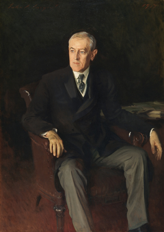 Portrait of Woodrow Wilson (1856-1924), American President by John Singer Sargent