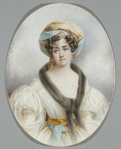 Portrait of Zofia Zamoyska nee Czartoryska (1780-1837) by Henri Grevedon