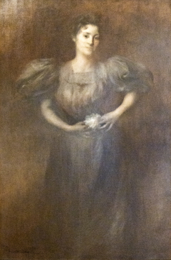 Porträt der Mme Arthur Fontaine by Eugène Carrière