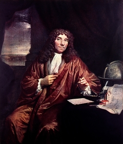 Porträt des Antonie van Leeuwenhoek (1632-1723) by Jan Verkolje