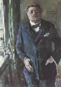 Porträt des Reichspräsidenten Friedrich Ebert by Lovis Corinth