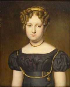 Portret van Wilhelmina Remelia Adama, geboren Bienema by Willem Bartel van der Kooi