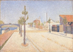 Quay at Clichy by Paul Signac