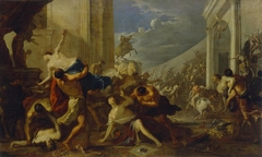 Rape of the Sabine Women by Johann Heinrich Schönfeld