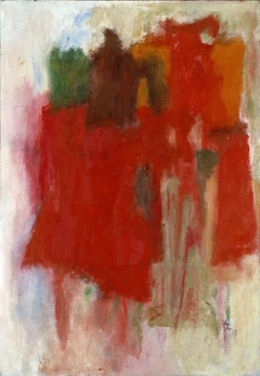 Red Abstraction by Alma Thomas