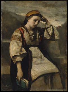 Reverie by Jean-Baptiste-Camille Corot