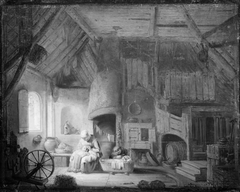 Room in a Dutch Peasant Cottage by Pieter Hermansz Verelst