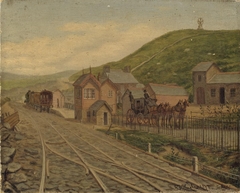 Rosebush railway station, Pembrokeshire by G J Hughes